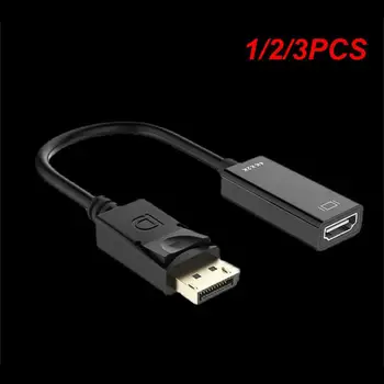 1/2/3TK HDMI-ühilduv Kaabel 4K 30Hz DisplayPort Adapter Display Port Video, Audio PC-HD Projektor Sülearvuti