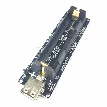 18650 Aku Kilp, Juhatuse Vaarika Pi Micro-USB-Port Tüüp-0,5 A 5V 3.3 V Laadimine Kaitse