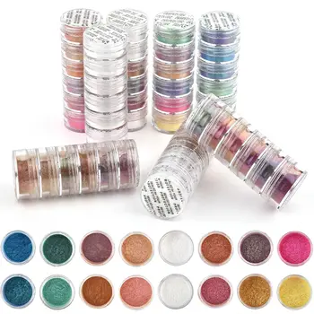 1set Peegel Kameeleonid Pigment pärlmutterläiget tekitavad Epoksüvaik Glitter Magic Värvi Pulber Kit Vaik Värvaine Ehted Tegemise Vahendid