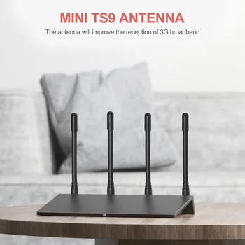 2tk Mini TS9 Antenni ZTE(MF61) 4G LTE Modem MiFi Mobiilne WiFi Ruuter