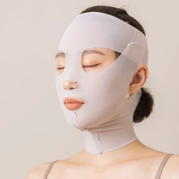 3D Korduvkasutatavad Hingav Ilu Naistele Anti Kirtsutama Salendav Plaaster V Shape Full Face Lift Magab Mask