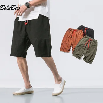 BOLUBAO 2023 Väljas Vabaaja Püksid Meestele Solid Color Slim Viis Punkti Beach Püksid Kõrge Kvaliteediga Disaini Kuum Vabaaja Püksid Meestele