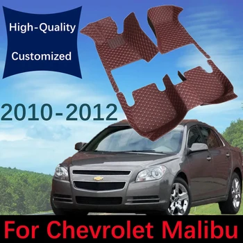 Custom Nahk Auto Põranda Matid Chevrolet Malibu 2010 2011 2012 Auto Vaip Vaibad Suu Padjad, Sisustuselemendid