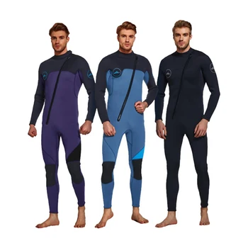 Daiseanuo Mens Wetsuits Surfamine Kombekas 3mm Neopreen Ees Zip kogu Keha Super Venitada Sukeldumisel Ülikond