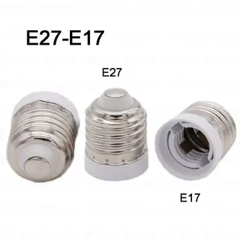 E27, Et E17 Kruvi Pesa Base LED -, Halogeen-CFL lambipirn Lamp Adapter Converter Omanik E27 Mees, et E17 Emane Pesa B4