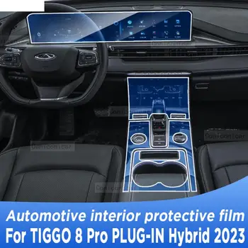 Eest CAOA Chery TIGGO 8 Pro PLUG-IN Hybrid 2023 Käigukasti Paneel, Navigatsiooni Auto Interjöör TPÜ kaitsekile Anti-Scratch