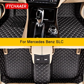 FTCHAAER Kohandatud Auto Põranda Matid Mercedes Benz SLC 2016-2022 Auto Vaibad Suu Coche Accessorie