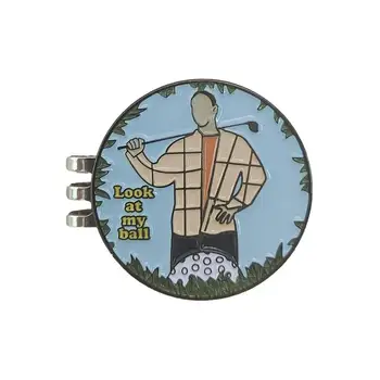 Golf Ball Sm-I Klipp Magnet Kuuli Mark Emailiga Magnet Golf, Mille Eesmärk On Panna Klambrid Tilk Laeva Õppevahendite Tarvikud