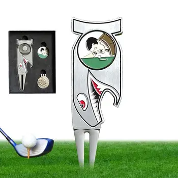 Golf Divot Vahend Golf Hat Clip Palli Sm 4 In 1 Golf Divot Vahend Golf Koolitus Aidsi Tarvikud Klubi Omanik Avaja