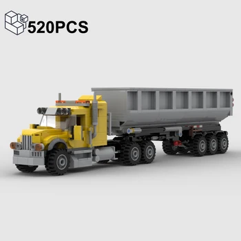 KES 520PCS Dump Truck Pick-up Haagisega ehitusplokid Heavytruck Kaupade Van Sõiduki Mudel Tellised Mõistatusi, Mänguasjad, Kingitused Lastele Poisid
