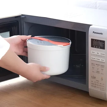 Konteiner Toidu Bento Box Kaasaskantav Aurutatud Riisi Pliit Mikrolaine Lõuna-Ahi, Nõud Steamer Multifunktsionaalset