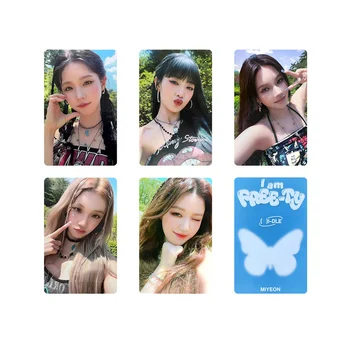 kpop 5tk/set (G)I-DLE World Tour kontserdi toimumise nädala kaardi Album lomo kaardi printida foto kunsti SOYEON YUQ IMINNIE GIDLE kaart