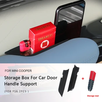 Ladustamise Kasti Auto Ukse Käepide Toetust Mini Cooper F56 Hoidke Telefoni Klahvi Istme Korraldaja Kasti Auto Accessorie