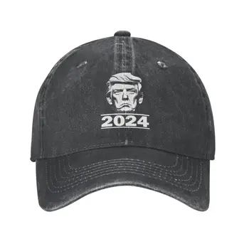 Mood Puuvill Trump 2024 MEILE Baseball Cap Meestele, Naistele, Reguleeritav Isa Müts Väljas