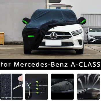 Mõeldud Mercedes-Benz A-KLASS Väljas Kaitse Täis Auto Hõlmab lumekatte Päikesevarju Veekindel Tolmukindel Väljast Auto tarvikud