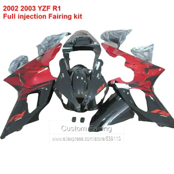 Näiteks YAMAHA YZF R1 02 / 03 / 2002 / 2004 Voolundi komplekt ( Punane ) Top-müüa Süsti fairings lx86