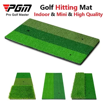 PGM Mini Vastupidav Golf Lööb Matt 3 in 1 Siseruumides Pannes Padi Tee Auk PP Rohi Roheline Kaasaskantav Practice Pad Golf koolitusabi