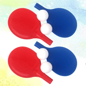 Plastikust Lauatennise Reket Mänguasjad Pallid Laste Fitness Meelelahutus Ping Pong Mõla Algajatele Lapsed