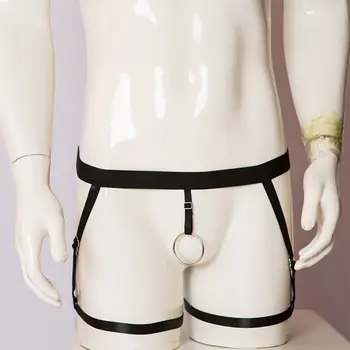 Seksikas Meeste Suspender Square Pants Thong pikad Aluspüksid Tanga Gay Pesu Mees Seksikas Ümmarguse Lohkus Ei Võta Maha Seksikas Aluspesu