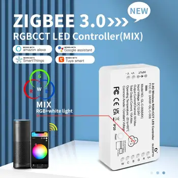 Smart Home LED Riba RGB Kontroller CCT Värv Valge Valgus Mix Kodune Alexa Tuya SmartThings App hääljuhtimine