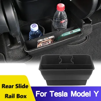 Tagumine Iste Ladustamise Kasti jaoks Tesla Model Y Korraldaja Center Console Konteinerid Backseat Prügikasti Prügi Kotti Istme All Sahtel Tarvikud