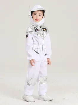 Teil on Halloween kõrge kvaliteedi kid astronaut Cosplay Kostüüm ruumi ülikond pool kleit tasuta shipping