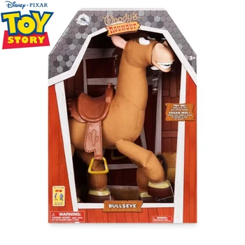 Toy Story 4 Woody Mount Südamed Hobune Bullsey 45cm Interaktiivne Heli Mudel, Plüüš-Mänguasi Jõulud Uus Aasta Kids Sünnipäeva kingitus
