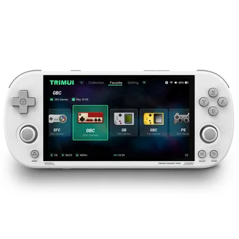 TRIMUI Smart Pro Avatud Lähtekoodiga Handheld mängukonsooli Retro Arcade HD 4.96 Tolline IPS Ekraan Mängu Konsool Linux Süsteemi(Valge)