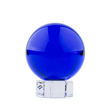 Tumesinine K9 Lühter Crystal Glass Ball Objektiivi Pall Crystal Ball Seista Kera Fotograafia Teenetemärgi Kodus Dekoratiivsed Palli