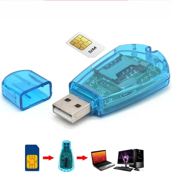 USB SIM Kaardi Lugeja Piiramatu Mobiilne Telefon Kaartide Lugejad, Toimetajad Mälu Mini Kaasaskantav Kaardi Adapter Arvuti Tarvikud