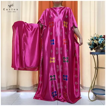 Uus Aafrika Naiste Kleit Inkrusteeritud Mubarak Dubai Femme Luksus Moslemi Kleit Aafrika Abaya Naised seal kaftan islami Riided Wth Sall