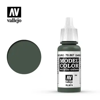 Vallejo Värvi Akrüül AV 70867 164 Mudeli Värvitud hispaania tumesinine, Hall keskkonnasõbralik Vee baasil Käsi RLM74