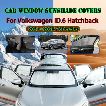 Volkswagen VW-ID.6 2021 2022 2023 2024 Luukpära Auto Akna Hõlmab Päike Esiklaasid Päikesevarju Katvus Visiirid Auto Tarvikud
