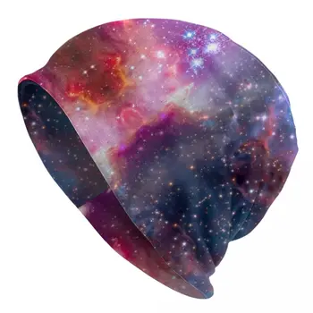 Värviline Taevas Prindi Kapoti Mütsid Super Galaxy Beanie Müts Graafiline Kootud Müts Sügisel Armas Mehed Naised Jõusaalis Pea Wrap Mütsid
