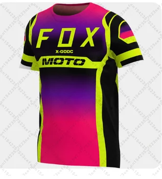 X-GODC FOX pikad Varrukad Jalgratta-Särk Meestele Allamäge Jersey Krossi Riided DH Camiseta Mtb Enduro Hombre Road Bike T-Särk