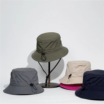 2024 Uusi päikesekaitse Kalapüük Müts Suvel Veekindel, Kämping, Matkamine Mütsid Anti-UV Päikese Müts Mägironimine Mütsid Meeste Panama Müts